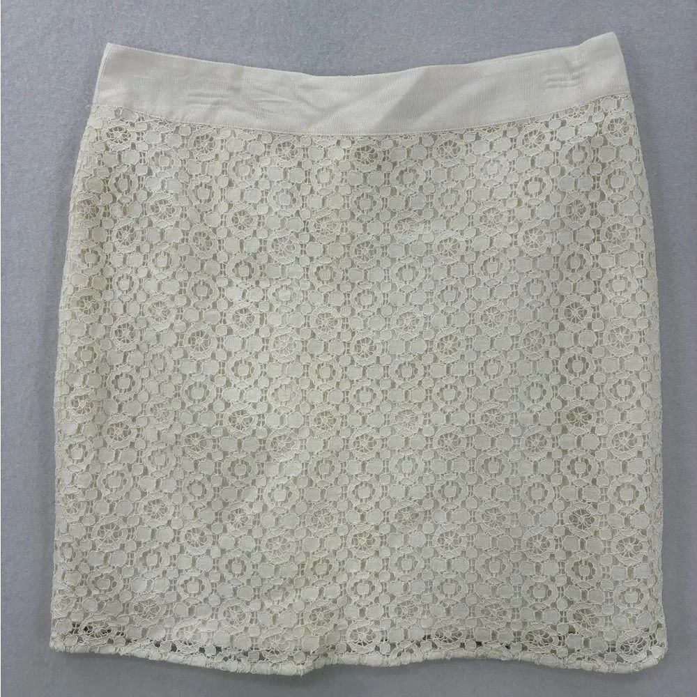 3For$20 Cato Cream Lace Chemise Skirt size12